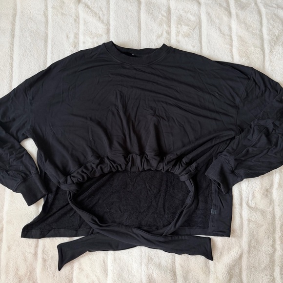 Lululemon Bound to Bliss Pullover Black Size M/L - Picture 3 of 6